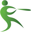 human playing baseball game