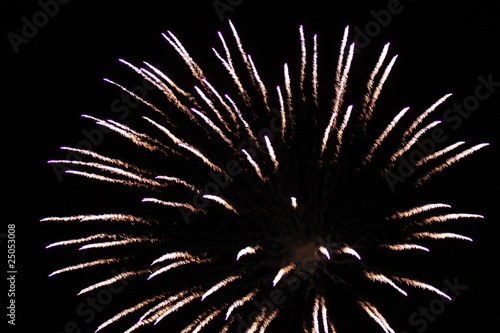 le feu d'artifice
