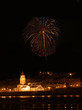 fireworks on the city