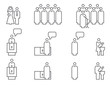 Icon Set Kirche
