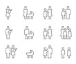 Icon Set Familie