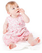 Portrait of little baby girl