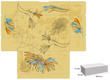 Template for decorative box Template for decorative box