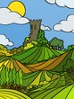 castello in collina