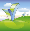checkmarks as milestones