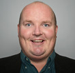 portrait smiling middle age man close up