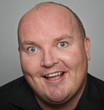 portrait smiling middle age man close up