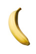Banana, yellow dessert banana on white background Banana, yellow dessert banana on white background