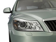 Motor-car Headlight and grate of radiator on a car