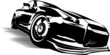 black sport car