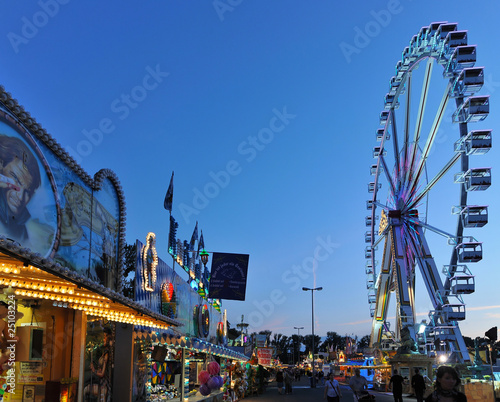 Foto: Riesenrad auf dem Schützenfest Riesenrad auf dem Schützenfest