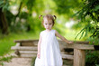 Little thoughtful toodler girl