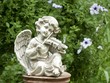 Figurine of an angel playing the violin