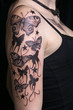 Schmetterlinge Sternchen Oberam Tattoo
