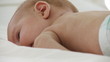 new born lying at the hospital
