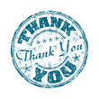 Thank you rubber stamp