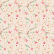 seamless colorful floral pattern