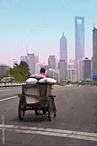 Photo: Tricycle à Shanghai - China Tricycle à Shanghai - China