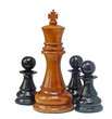 Chess isolated on white