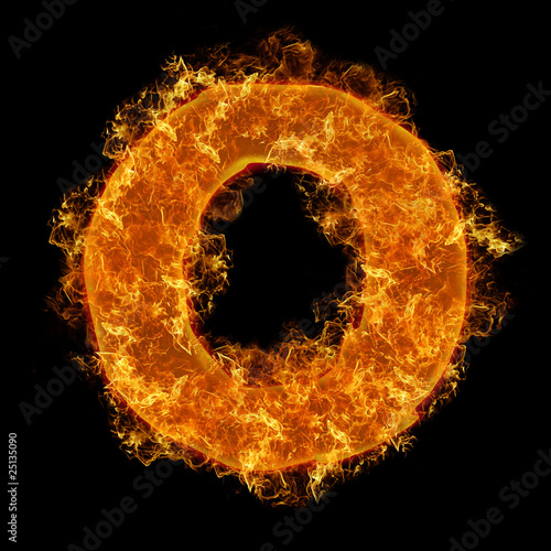 letter m fire. Fire small letter O
