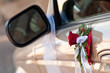 Decorated cars door