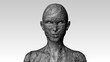 Video: High Definition 3d woman disappearing High Definition 3d woman disappearing
