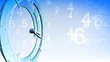 Video: 3D Clock showing time concept 3D Clock showing time concept
