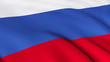 3D Russian flag