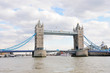 Tower Bridge with clouds and sky