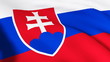 3d Slovakian Flag in High Definition