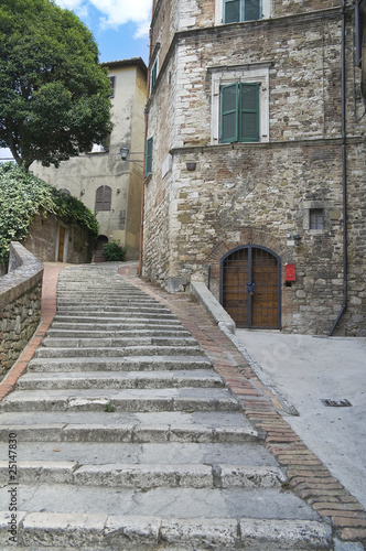 Photo: Alleyway. Perugia. Umbria. Alleyway. Perugia. Umbria.