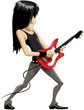 Vector: Guitarist Guitarist