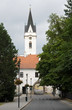 Trebon - Budejovice Gate and City Hall Trebon - Budejovice Gate and City Hall