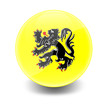 Esfera brillante con bandera Flandes Esfera brillante con bandera Flandes