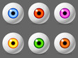 Human eyeballs.