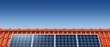 Solar roof panorama sky