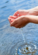 Water in hands