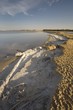 Salt Crusted Shoreline Of Lake Siwa, Siwa Oasis, Egypt