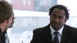 close-up of businessmen during meeting