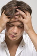 Upset young man