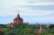The Temples of bagan at sunrise, Bagan, Myanmar