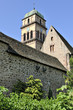 Bell tower of the Sainte-Croix church in Kaysersberg