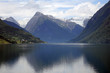 Reflections in Fjaerlandsfjord, Norway