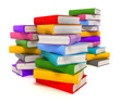 Books isolated on white Books isolated on white