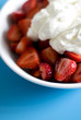 Erdbeeren mit Schlag