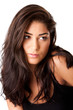Face of beautiful brunette