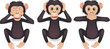 See no evil, hear no evil, speak no evil