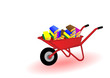 Vector illustration colored books Vector illustration colored books