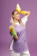 Cleaning woman