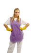 Cleaning woman